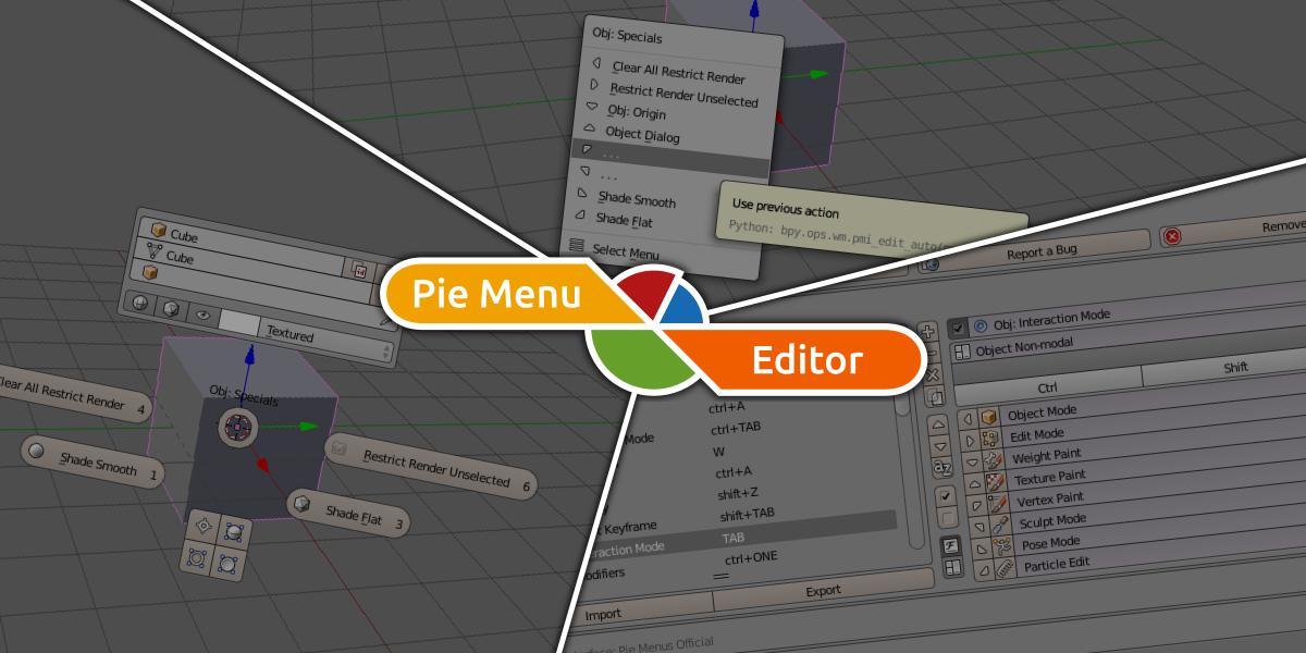 Pie Menu Editor