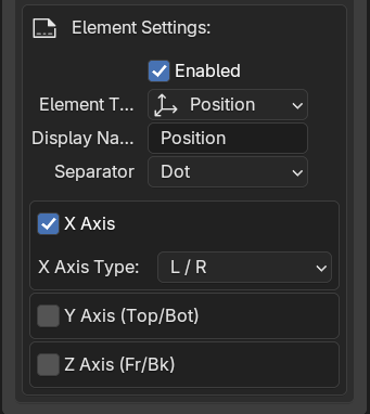 Position Element UI